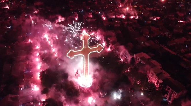 Комити во Драчево на спектакуларен начин го најавија доаѓањето на Велигден (Видео)