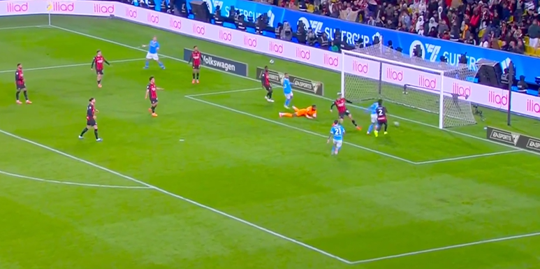 Елмас со Наполи го победи Милан и ќе игра во финалето на Суперкупот на Италија (Видео)