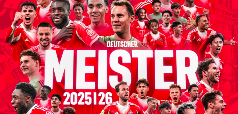 Баерн Минхен нема конкуренција: На четири кола пред крајот ја освои 35-тата титула во Бундеслигата (Видео)