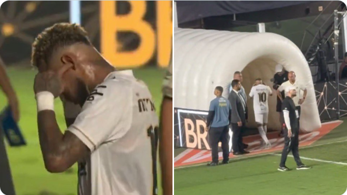 Нејмар во кариерата нема доживеано вакво понижување, си замина со прстите ставени во уши (Видео)